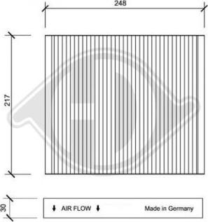 Diederichs DCI1063 - Filter, Innenraumluft alexcarstop-ersatzteile.com