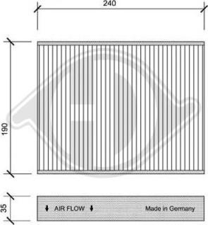 Diederichs DCI1074 - Filter, Innenraumluft alexcarstop-ersatzteile.com