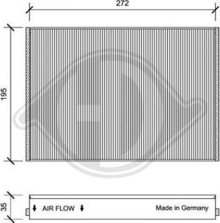 Diederichs DCI1154 - Filter, Innenraumluft alexcarstop-ersatzteile.com