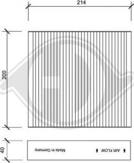 Diederichs DCI1137 - Filter, Innenraumluft alexcarstop-ersatzteile.com