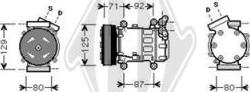 Diederichs DCK1496 - Kompressor, Klimaanlage alexcarstop-ersatzteile.com