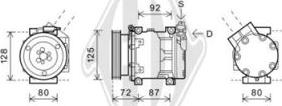 Diederichs DCK1505 - Kompressor, Klimaanlage alexcarstop-ersatzteile.com