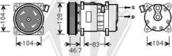 Diederichs DCK1584 - Kompressor, Klimaanlage alexcarstop-ersatzteile.com