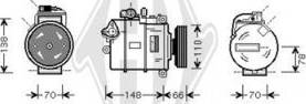 Diederichs DCK1045 - Kompressor, Klimaanlage alexcarstop-ersatzteile.com