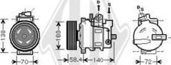 Diederichs DCK1048 - Kompressor, Klimaanlage alexcarstop-ersatzteile.com