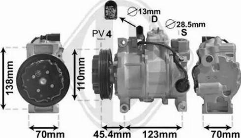 Diederichs DCK1047 - Kompressor, Klimaanlage alexcarstop-ersatzteile.com