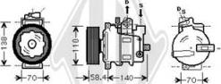 Diederichs DCK1056 - Kompressor, Klimaanlage alexcarstop-ersatzteile.com