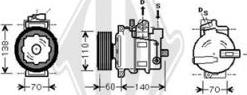 Diederichs DCK1050 - Kompressor, Klimaanlage alexcarstop-ersatzteile.com