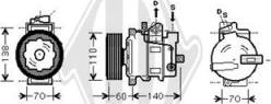 Diederichs DCK1052 - Kompressor, Klimaanlage alexcarstop-ersatzteile.com