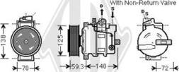 Diederichs DCK1074 - Kompressor, Klimaanlage alexcarstop-ersatzteile.com