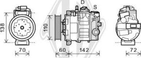 Diederichs DCK1077 - Kompressor, Klimaanlage alexcarstop-ersatzteile.com