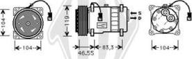 Diederichs DCK1159 - Kompressor, Klimaanlage alexcarstop-ersatzteile.com