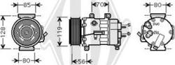 Diederichs DCK1181 - Kompressor, Klimaanlage alexcarstop-ersatzteile.com