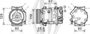 Diederichs DCK1188 - Kompressor, Klimaanlage alexcarstop-ersatzteile.com