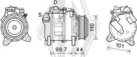 Diederichs DCK1134 - Kompressor, Klimaanlage alexcarstop-ersatzteile.com