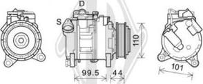 Diederichs DCK1133 - Kompressor, Klimaanlage alexcarstop-ersatzteile.com