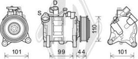 Diederichs DCK1137 - Kompressor, Klimaanlage alexcarstop-ersatzteile.com