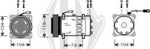 Diederichs DCK1170 - Kompressor, Klimaanlage alexcarstop-ersatzteile.com