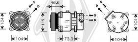 Diederichs DCK1177 - Kompressor, Klimaanlage alexcarstop-ersatzteile.com