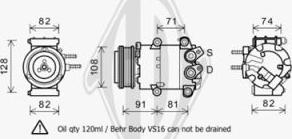 Diederichs DCK1288 - Kompressor, Klimaanlage alexcarstop-ersatzteile.com