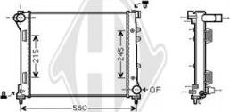 Diederichs DCM1993 - Kühler, Motorkühlung alexcarstop-ersatzteile.com