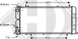 Diederichs DCM1429 - Kühler, Motorkühlung alexcarstop-ersatzteile.com