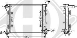 Diederichs DCM2002 - Kühler, Motorkühlung alexcarstop-ersatzteile.com