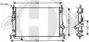 Diederichs DCM2079 - Kühler, Motorkühlung alexcarstop-ersatzteile.com