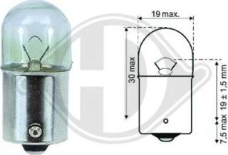 Diederichs LID10061 - Glühlampe, Bremsleuchte alexcarstop-ersatzteile.com