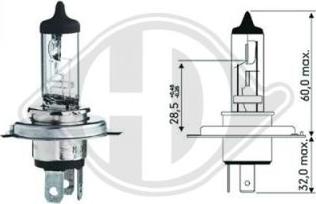 Diederichs LID10009 - Glühlampe, Fernscheinwerfer alexcarstop-ersatzteile.com