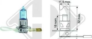 Diederichs LID10017 - Glühlampe, Fernscheinwerfer alexcarstop-ersatzteile.com