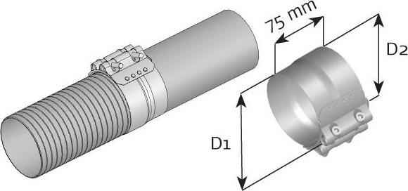 Dinex 99328 - Rohrverbinder, Abgasanlage alexcarstop-ersatzteile.com