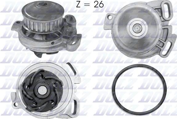 DOLZ A152 - Wasserpumpe alexcarstop-ersatzteile.com