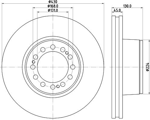 DON CVD576 - Bremsscheibe alexcarstop-ersatzteile.com