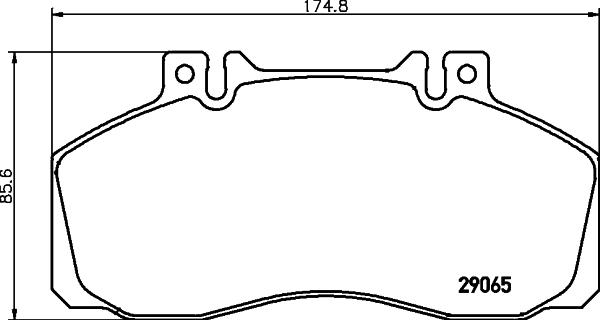 DON CVP016 - Bremsbelagsatz, Scheibenbremse alexcarstop-ersatzteile.com