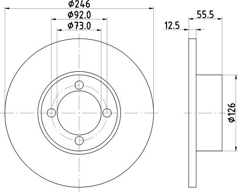 DON PCD15802 - Bremsscheibe alexcarstop-ersatzteile.com