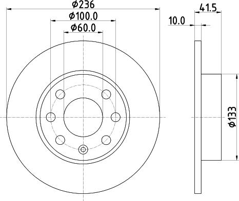 DON PCD15342 - Bremsscheibe alexcarstop-ersatzteile.com