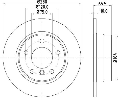 DON PCD10762 - Bremsscheibe alexcarstop-ersatzteile.com