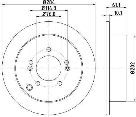 DON PCD10772 - Bremsscheibe alexcarstop-ersatzteile.com