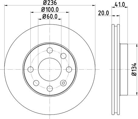 DON PCD11542 - Bremsscheibe alexcarstop-ersatzteile.com