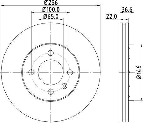 DON PCD11232 - Bremsscheibe alexcarstop-ersatzteile.com