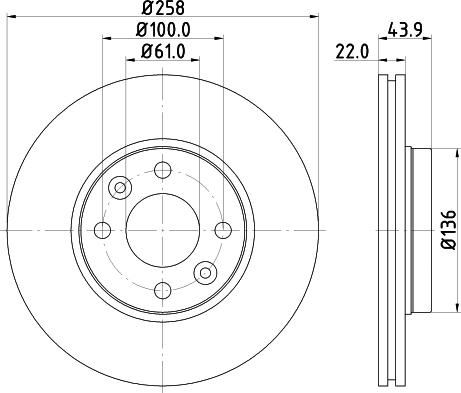 DON PCD12242 - Bremsscheibe alexcarstop-ersatzteile.com