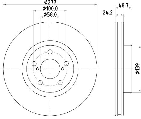 DON PCD20012 - Bremsscheibe alexcarstop-ersatzteile.com