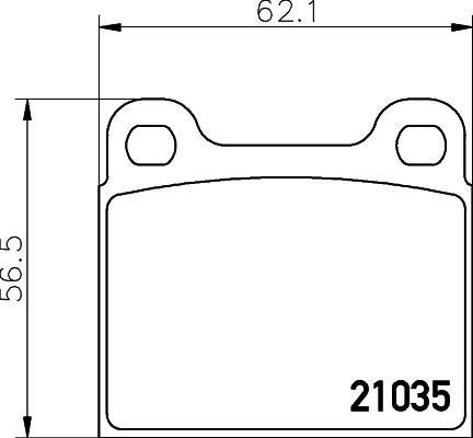 DON PCP1450 - Bremsbelagsatz, Scheibenbremse alexcarstop-ersatzteile.com