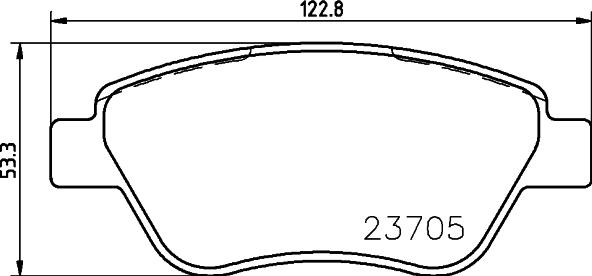 DON PCP1475 - Bremsbelagsatz, Scheibenbremse alexcarstop-ersatzteile.com