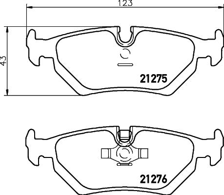 DON PCP1504 - Bremsbelagsatz, Scheibenbremse alexcarstop-ersatzteile.com