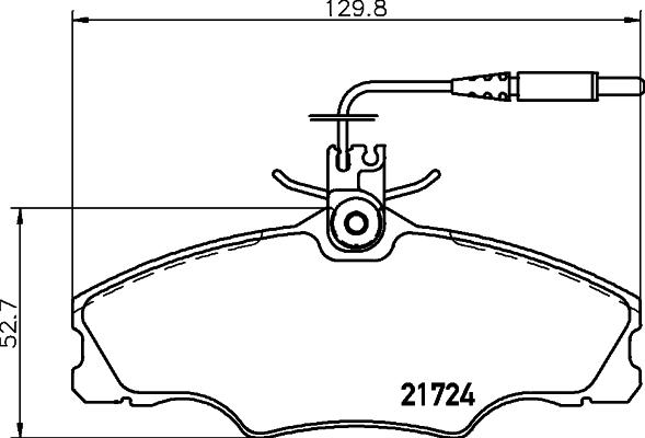 DON PCP1505 - Bremsbelagsatz, Scheibenbremse alexcarstop-ersatzteile.com