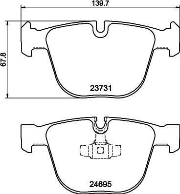 DON PCP1507 - Bremsbelagsatz, Scheibenbremse alexcarstop-ersatzteile.com