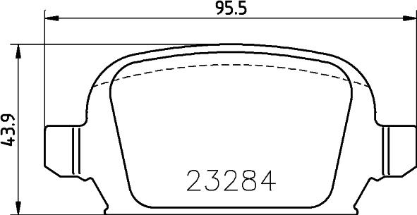 DON PCP1532 - Bremsbelagsatz, Scheibenbremse alexcarstop-ersatzteile.com