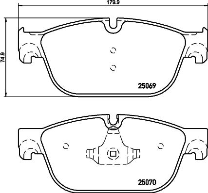 DON PCP1570 - Bremsbelagsatz, Scheibenbremse alexcarstop-ersatzteile.com